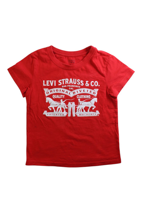 A Red Short Sleeve T Shirts from Levi's in size 18-24M for neutral. (Front View)