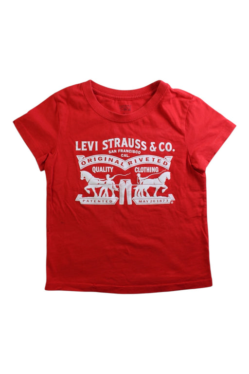 A Red Short Sleeve T Shirts from Levi's in size 18-24M for neutral. (Front View)
