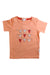 A Peach Short Sleeve Tops from purebaby in size 12-18M for neutral. (Front View)