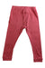 A Red Leggings from Petit Bateau in size 2T for girl. (Back View)