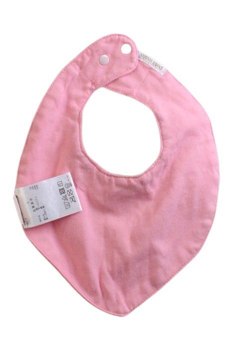 A Pink Bibs from Petit Main in size O/S for girl. (Back View)