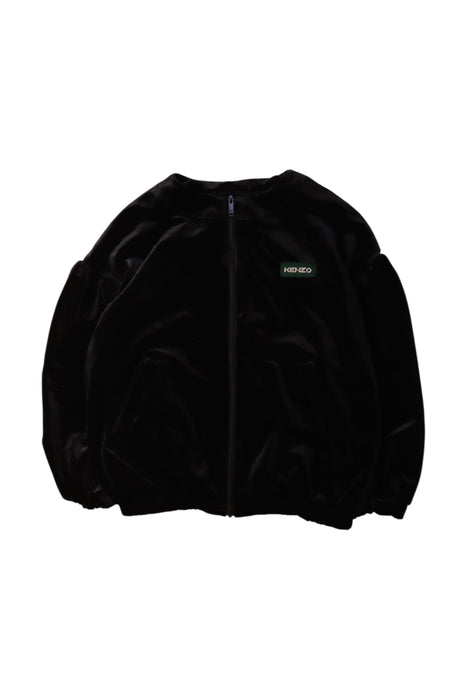 A Black Zippered Sweatshirts from Kenzo in size 8Y for girl. (Front View)