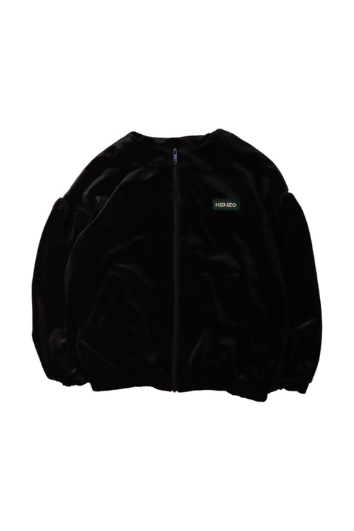 A Black Zippered Sweatshirts from Kenzo in size 8Y for girl. (Front View)