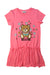 A Pink Short Sleeve Dresses from Moschino in size 8Y for girl. (Front View)