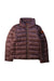 A Brown Puffer/Quilted Jackets from Save The Duck in size 8Y for girl. (Front View)