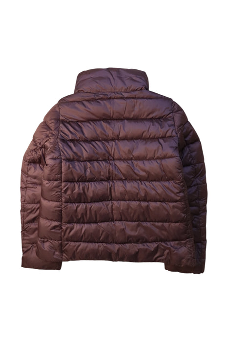 A Brown Puffer/Quilted Jackets from Save The Duck in size 8Y for girl. (Back View)
