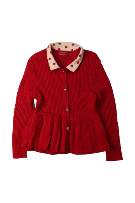 A Red Cardigans from Nicholas & Bears in size 3T for girl. (Front View)