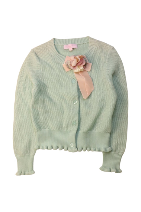 A Green Cardigans from Nicholas & Bears in size 4T for girl. (Front View)
