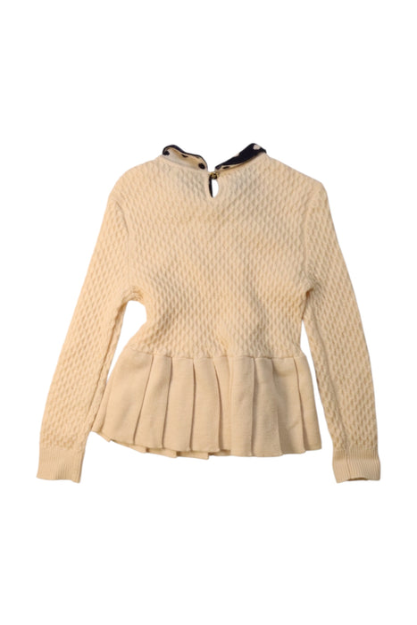 A Beige Long Sleeve Tops from Nicholas & Bears in size 3T for girl. (Back View)