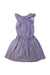 A Blue Sleeveless Dresses from Polo Ralph Lauren in size 6T for girl. (Front View)