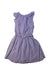 A Blue Sleeveless Dresses from Polo Ralph Lauren in size 6T for girl. (Back View)