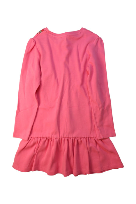 A Pink Long Sleeve Dresses from Little Marc Jacobs in size 8Y for girl. (Back View)