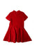 A Red Short Sleeve Dresses from Moschino in size 6T for girl. (Back View)
