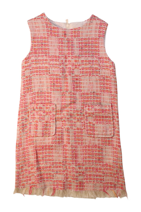 A Pink Sleeveless Dresses from I Pinco Pallino in size 4T for girl. (Front View)
