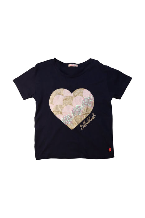 A Navy Short Sleeve T Shirts from Billieblush in size 8Y for girl. (Front View)