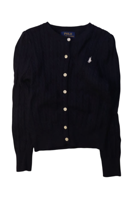 A Black Cardigans from Polo Ralph Lauren in size 6T for girl. (Front View)