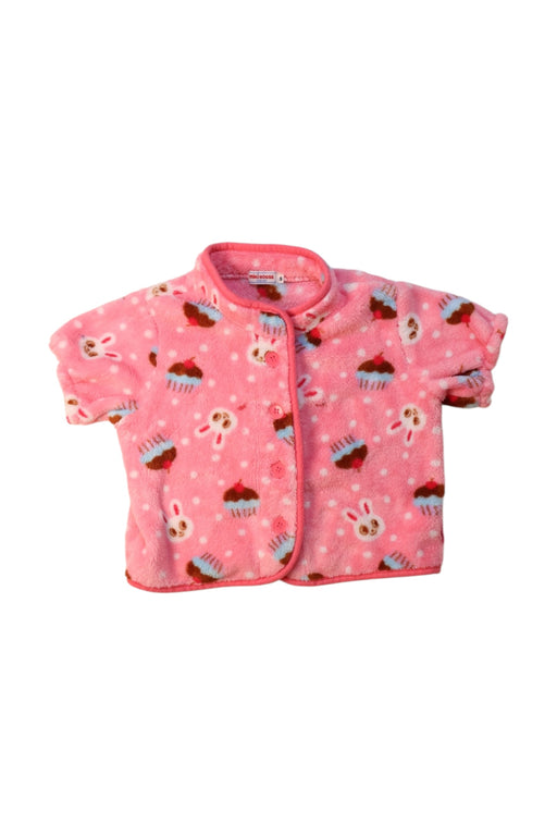 A Pink Capes & Ponchos from Miki House in size 4T for girl. (Front View)