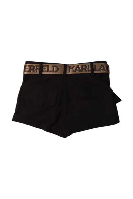 A Black Shorts from Karl Lagerfeld in size 4T for girl. (Back View)