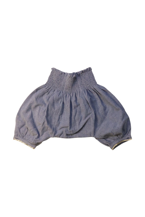 A Blue Casual Pants from Velveteen in size 0-3M for girl. (Front View)