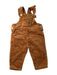 A Brown Long Overalls from Seed in size 3-6M for neutral. (Front View)