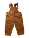 A Brown Long Overalls from Seed in size 3-6M for neutral. (Front View)