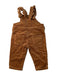 A Brown Long Overalls from Seed in size 3-6M for neutral. (Back View)
