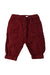 A Burgundy Casual Pants from Petit Bateau in size 3-6M for neutral. (Front View)