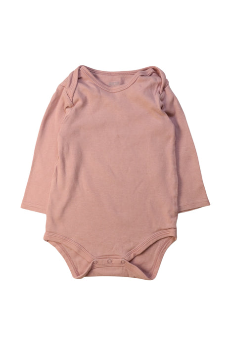 A Pink Long Sleeve Bodysuits from Mamas & Papas in size 12-18M for neutral. (Front View)