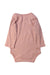 A Pink Long Sleeve Bodysuits from Mamas & Papas in size 12-18M for neutral. (Back View)