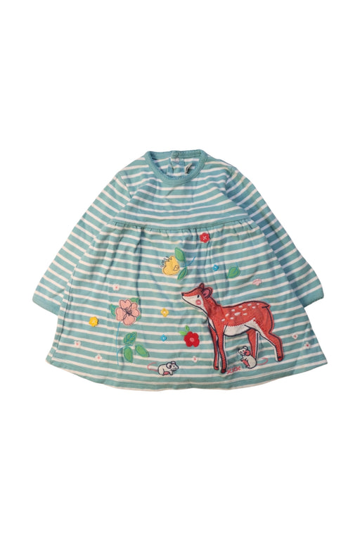 A Multicolour Long Sleeve Dresses from Jojo Maman Bébé in size 6-12M for girl. (Front View)