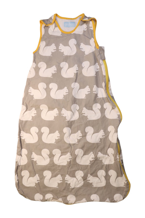 A Beige Sleepsacs from The Gro Company in size 6-12M for neutral. (Front View)