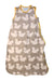 A Beige Sleepsacs from The Gro Company in size 6-12M for neutral. (Front View)