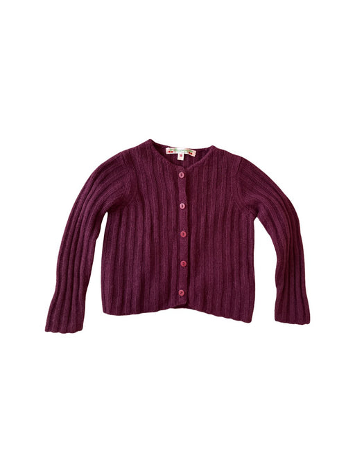 A Burgundy Cardigans from Bonpoint in size 12-18M for neutral. (Front View)