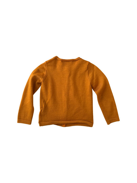 A Orange Cardigans from Bonpoint in size 3T for girl. (Back View)