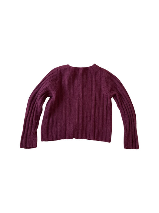 A Burgundy Cardigans from Bonpoint in size 12-18M for neutral. (Back View)