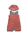 A Red Sleeveless Rompers from Petit Bateau in size 18-24M for neutral. (Front View)