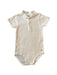 A White Short Sleeve Bodysuits from Petit Bateau in size 3T for neutral. (Front View)