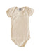 A White Short Sleeve Bodysuits from Petit Bateau in size 3T for neutral. (Front View)