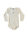 A White Long Sleeve Bodysuits from Petit Bateau in size 18-24M for neutral. (Front View)