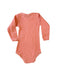 A Peach Long Sleeve Bodysuits from Petit Bateau in size 18-24M for neutral. (Back View)