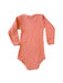 A Peach Long Sleeve Bodysuits from Petit Bateau in size 18-24M for neutral. (Back View)