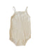 A Beige Sleeveless Bodysuits from Petit Bateau in size 3T for neutral. (Back View)