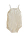 A Beige Sleeveless Bodysuits from Petit Bateau in size 3T for neutral. (Back View)