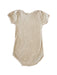 A Grey Short Sleeve Bodysuits from Petit Bateau in size 3T for neutral. (Back View)