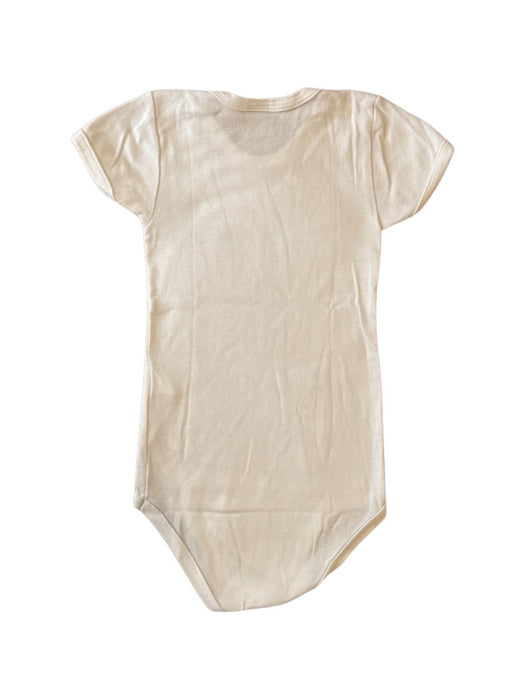 A White Short Sleeve Bodysuits from Petit Bateau in size 3T for neutral. (Back View)