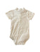 A White Short Sleeve Bodysuits from Petit Bateau in size 3T for neutral. (Back View)