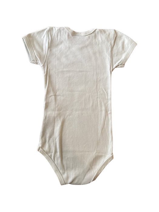 A Green Short Sleeve Bodysuits from Petit Bateau in size 3T for neutral. (Back View)