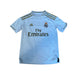 A Blue Short Sleeve T Shirts from Adidas in size 10Y for boy. (Front View)