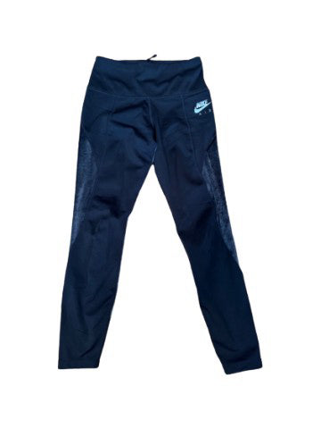 A Black Leggings from Nike in size 13Y for girl. (Front View)