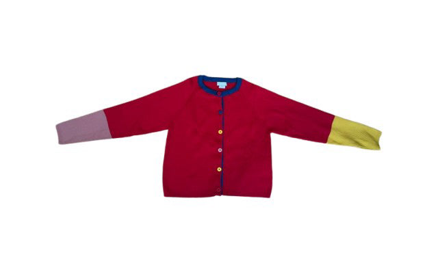 A Red Cardigans from Stella McCartney in size 12Y for girl. (Front View)